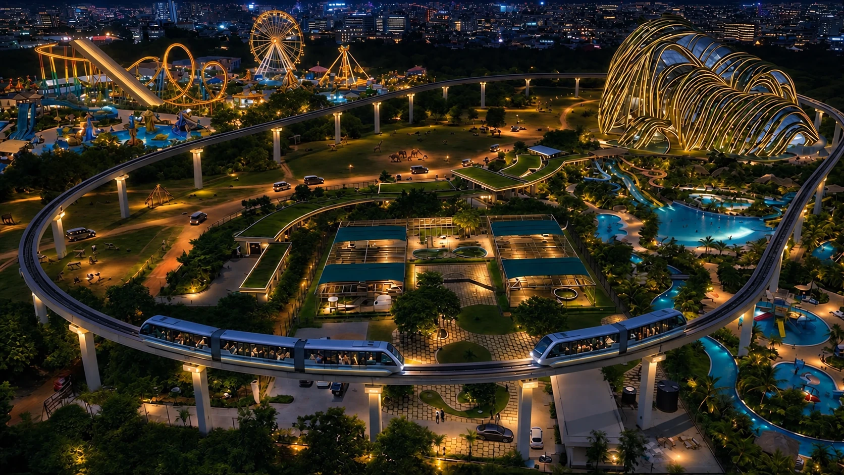 Afrofari destination resort concept