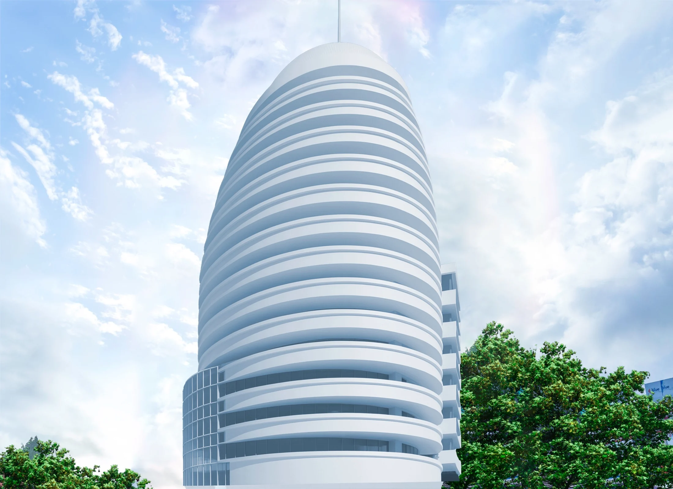 Architectural visualisation of the planned No.2 Oxford Street healthcare and hospitality development