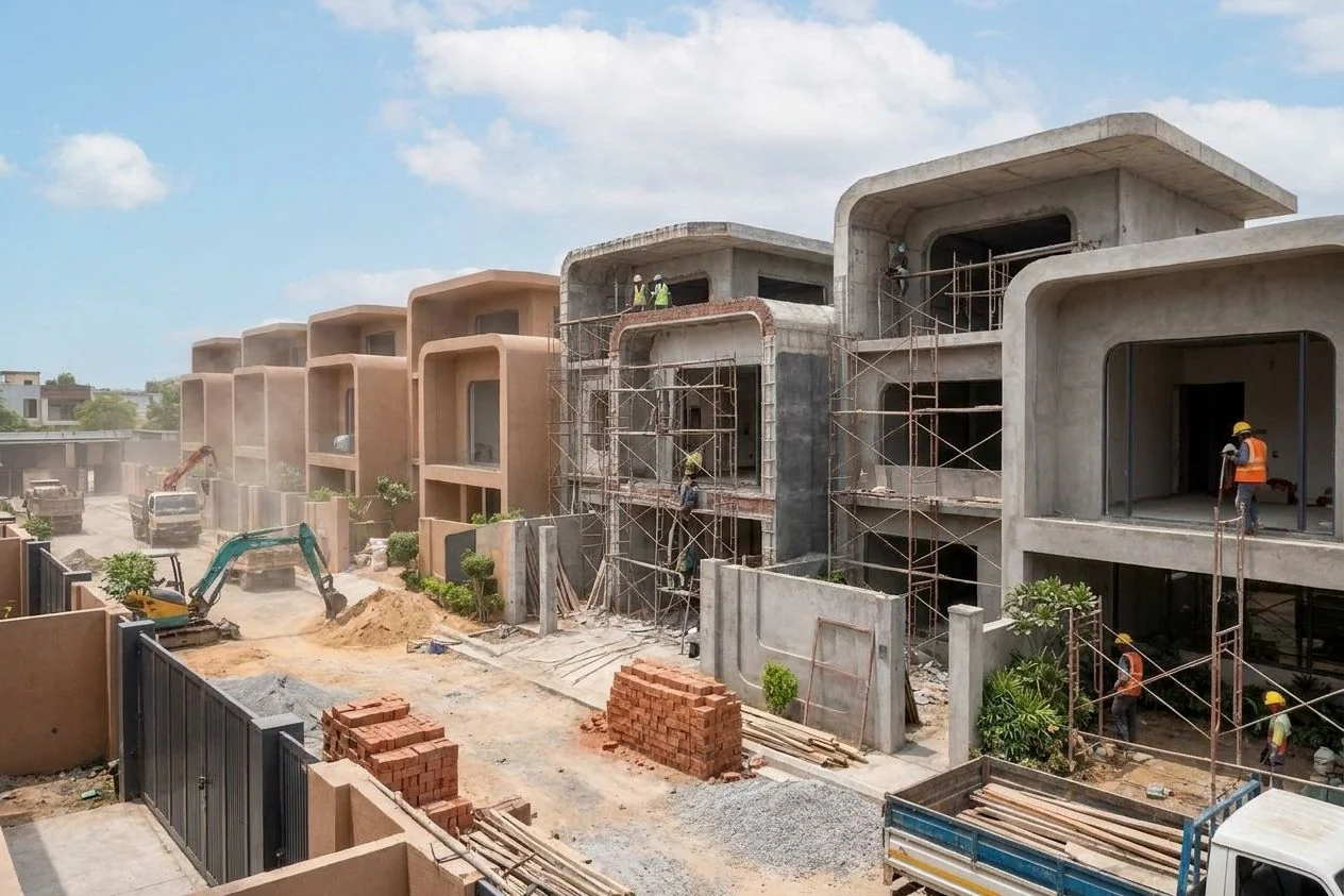 Residential courtyard