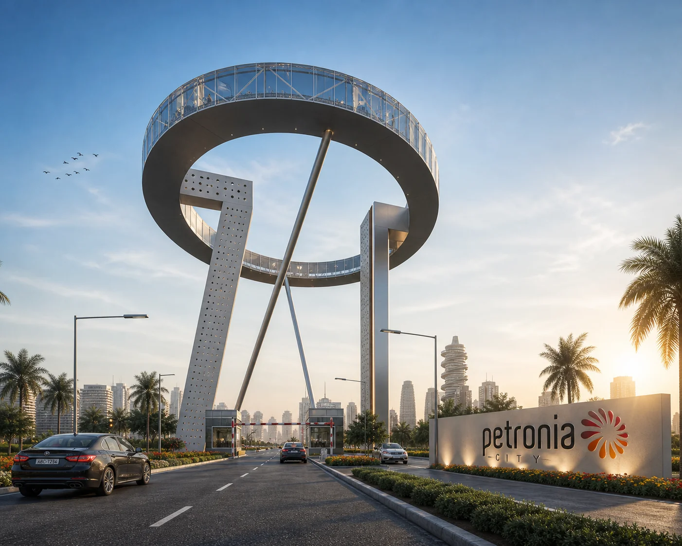 Petronia City industrial development concept